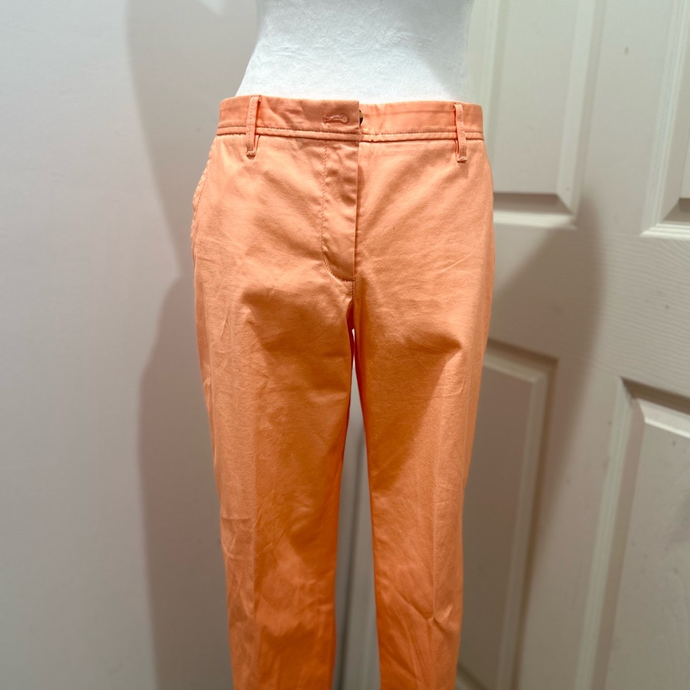 Talbots Vibrant Orange Cropped Pants